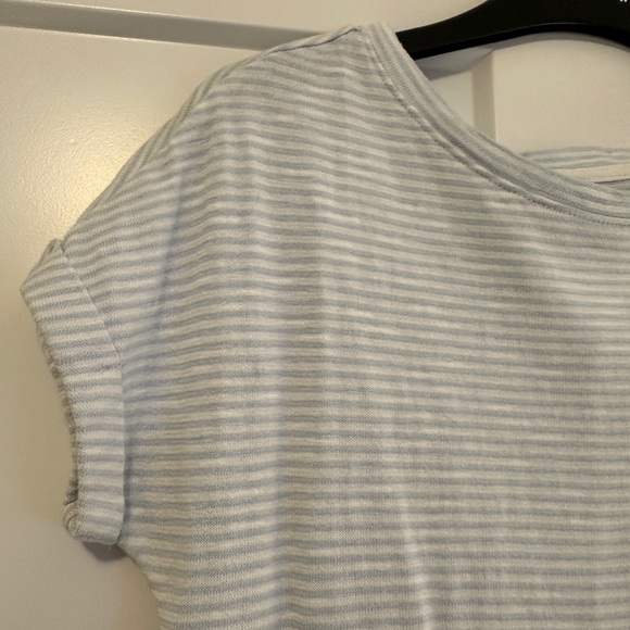 GAP Shift Dress Blue and White Stripes with Cap Sleeves Size Small Women’s - Picture 3 of 10